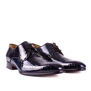 Mister Tecen Men's Shoes Patent Leather Derby Oxfords (MIS1166)-AmbrogioShoes