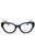 08Q1O1 - Blue Transparent / clear demo lens