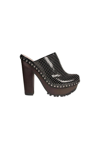 Miu Miu 44535 Black Vernice 2 Nero Pumps (MIU101)
