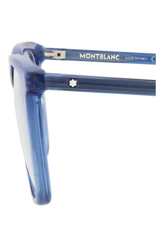 Montblanc MB0011O Transparent Blue Eyeglasses