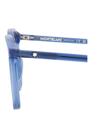 Montblanc MB0085O Transparent Blue Eyeglasses