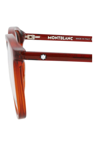 Montblanc MB0085O Transparent Burgundy Eyeglasses
