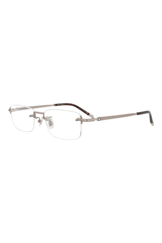Montblanc MB0132O Semimatte Light Ruthenium Eyeglasses