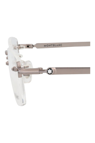 Montblanc MB0132O Semimatte Light Ruthenium Eyeglasses