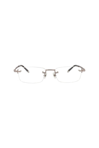 Montblanc MB0132O Semimatte Light Ruthenium Eyeglasses