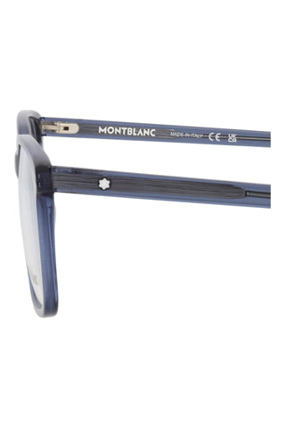 Montblanc MB0152O Transparent Blue Eyeglasses