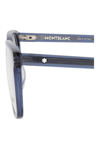 Montblanc MB0152O Transparent Blue Eyeglasses