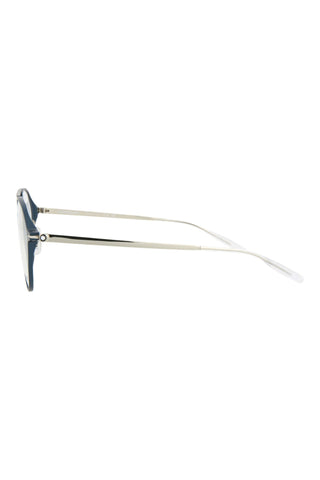 Montblanc MB0195O Semimatte Dark Blue Eyeglasses