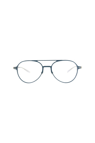 Montblanc MB0195O Semimatte Dark Blue Eyeglasses
