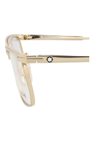 Montblanc MB0219O Light Gold Eyeglasses