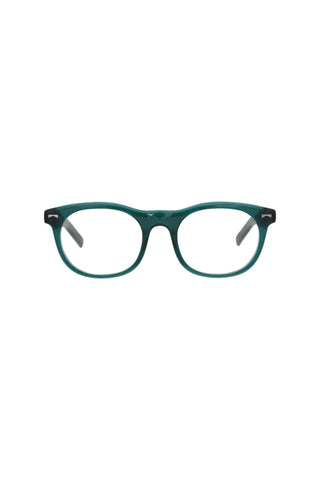 Montblanc MB0229O Transparent Petrol Green Eyeglasses