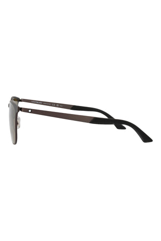 Montblanc MB0331S SEMIMATTE TRANSPARENT VARNISHED BLACK-REDDISH Sunglasses