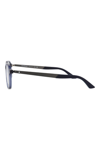 Montblanc MB0335OA TRANSPARENT BLUE Eyeglasses