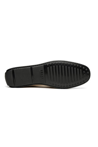 Monza Suede Driver - Bone & Chestnut-Dellamoda