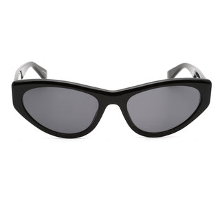 Moschino MOS077/S Sunglasses BLACK / GREY Women's-AmbrogioShoes