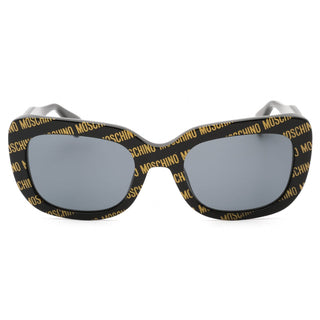 Moschino MOS132/S Sunglasses PTTBLK/GREY-AmbrogioShoes