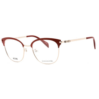 Moschino MOS523/F Eyeglasses RED/Clear demo lens-AmbrogioShoes