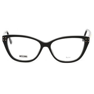 Moschino MOS583 Eyeglasses BLACK / clear demo lens-AmbrogioShoes