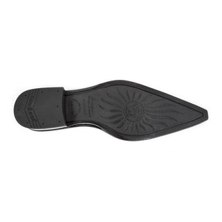 New Rock Men's Shoes Black Python Print / Calf-Skin Leather Boots M-2609-C1 (NR1200)-AmbrogioShoes