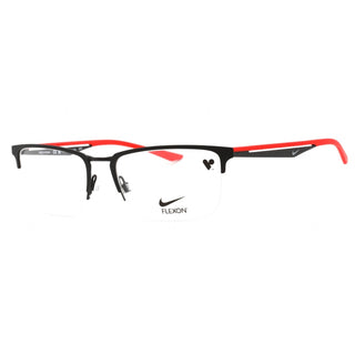 Nike NIKE 4313 Eyeglasses SATIN BLACK/UNIVERSITY RED / Clear demo lens-AmbrogioShoes