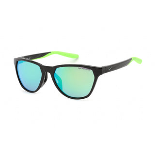 Nike NIKE MAVERICK RISE M DQ0870 Sunglasses Matte Black / Blue Green Unisex-AmbrogioShoes