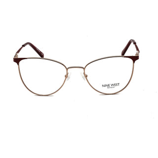 Nine West NW1095 Eyeglasses Burgundy / Clear Lens-AmbrogioShoes
