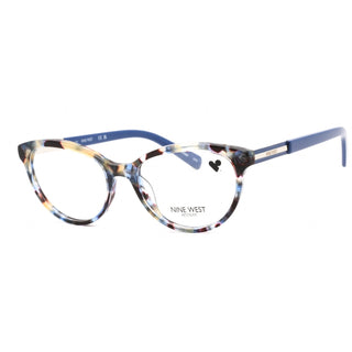 Nine West NW5185 Eyeglasses BLUE PEARLIZED TORTOISE/Clear demo lens-AmbrogioShoes