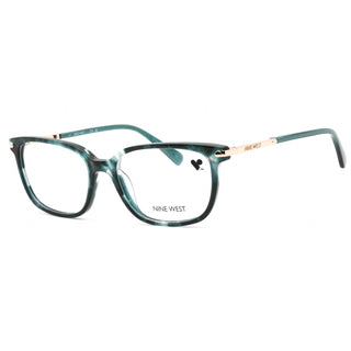 Nine West NW5207 Eyeglasses Iridescent Emerald Tortoise / Clear Lens-AmbrogioShoes
