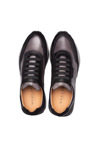 Notting Suede & Leather Sneaker-Dellamoda