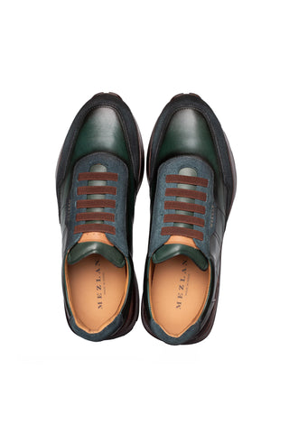 Notting Suede & Leather Sneaker-Dellamoda