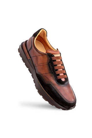 Notting Suede & Leather Sneaker-Dellamoda