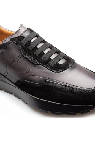 Notting Suede & Leather Sneaker-Dellamoda