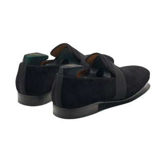 Pastori Galba Men's Shoes Black Velvet Loafer (PAS1010)