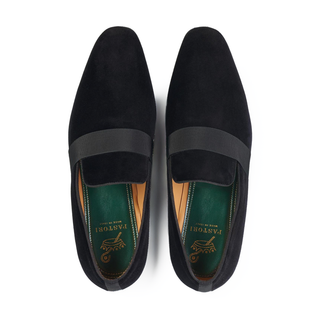Pastori Galba Men's Shoes Black Velvet Loafer (PAS1010)