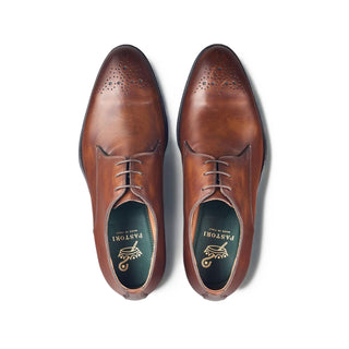 Pastori Hadrian Men's Shoes Brown Calf-Skin Leather Derby (PAS1011)