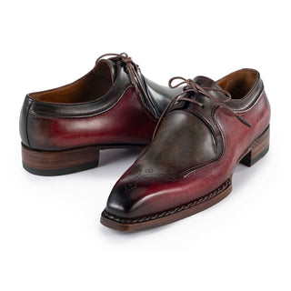 Paul Parkman Men's Shoes Hand-Welted Calf-Skin Leather Derby Oxfords (PM6438)