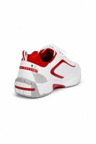 PRADA Luna Rossa Men's Sneaker Men's Designer Shoes LUE001 White/Red (LRM01)