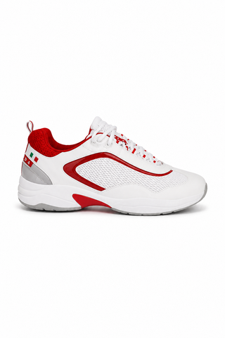 PRADA Luna Rossa Men's Sneaker Men's Designer Shoes LUE001 White/Red (LRM01)