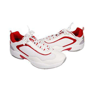 Luna Rossa Mens Sneakers by PRADA Mens Shoes LUE001 White/Red (LRM01)-AmbrogioShoes