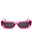 3007 - Pink transparent / Dark grey
