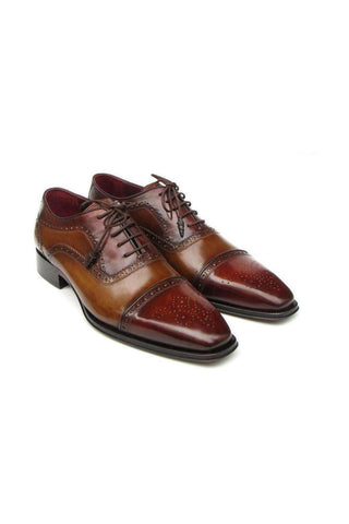 Paul Parkman 024 Leather Cap-Toe Oxford