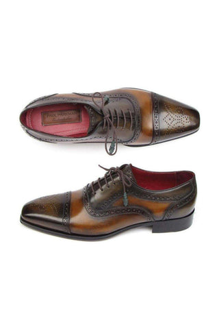 Paul Parkman 024 Leather Cap-Toe Oxford