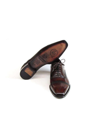 Paul Parkman 024 Leather Cap-Toe Oxford