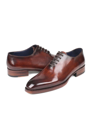 Paul Parkman 044 Calf-Skin Leather Whole-Cut Oxfords (PM6394)