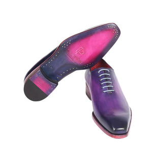 Paul Parkman 044 Men's Shoes Calf-Skin Leather Whole-Cut Oxfords (PM6394)-AmbrogioShoes