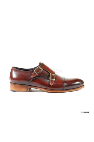 Paul Parkman 045 Calf-Skin Leather Double Monk-Straps (PM6158)