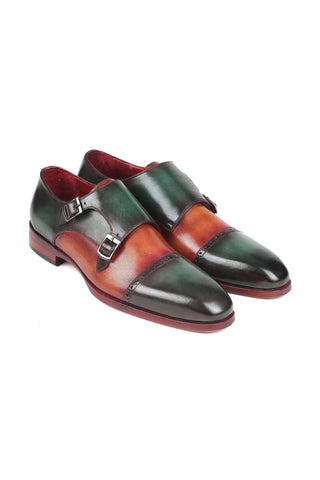 Paul Parkman 045 Calf-Skin Leather Double Monk-Straps (PM6158)