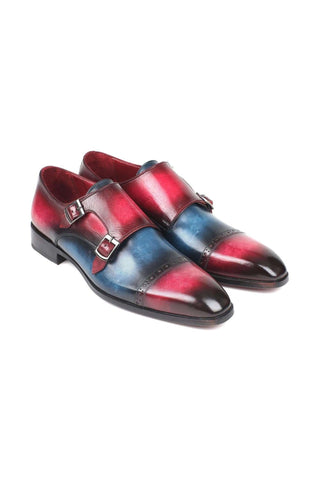 Paul Parkman 045 Calf-Skin Leather Double Monk-Straps (PM6158)
