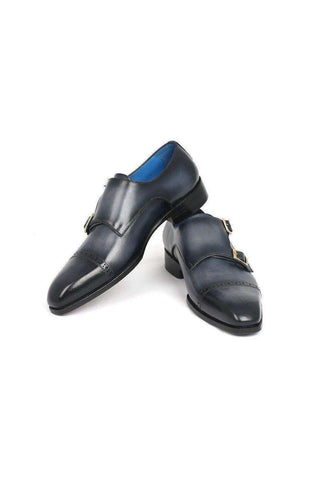 Paul Parkman 045 Calf-Skin Leather Double Monk-Straps (PM6158)