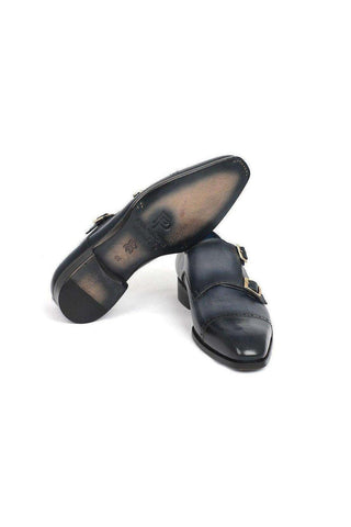 Paul Parkman 045 Calf-Skin Leather Double Monk-Straps (PM6158)